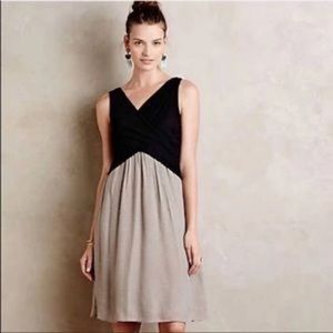 Anthropologie Amadi Lola cross top wrap dress Small